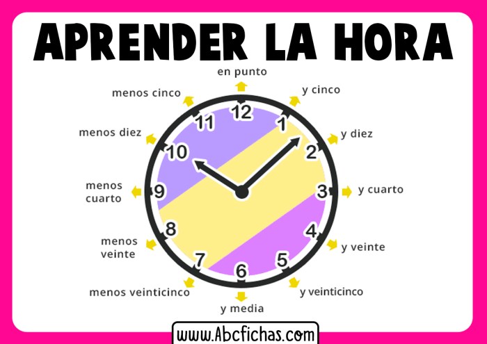 Hora reloj jugar