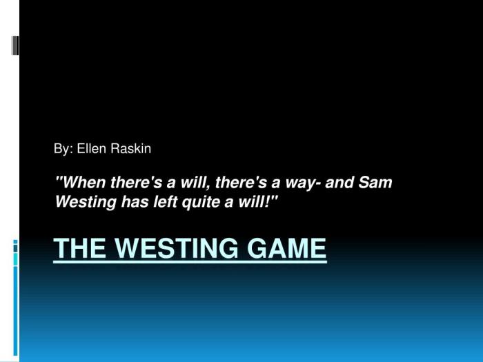 Westing game chapter sam summaries detailed win these contains eccentric newspaper biography man