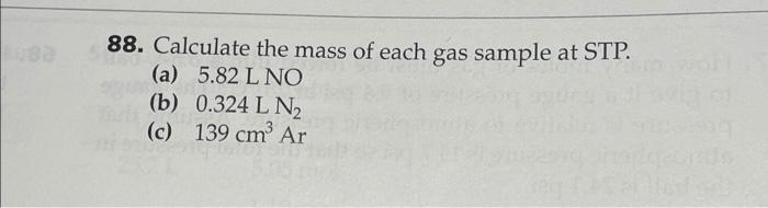 Stp gas molar calculate volume use chegg transcribed text show